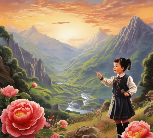 刘禹锡二年级诗意盎然，童趣山水情怀集锦,刘禹锡二年级诗意盎然，童趣山水情怀集锦,魅力,自然,第1张