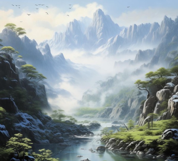 终南望余雪，祖咏诗意中的山川意境与深远韵味,终南望余雪，祖咏诗意中的山川意境与深远韵味,魅力,自然,诗意,第1张