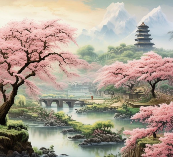 江南春·风华画卷里的古韵江南,江南春·风华画卷里的古韵江南,魅力,自然,第1张