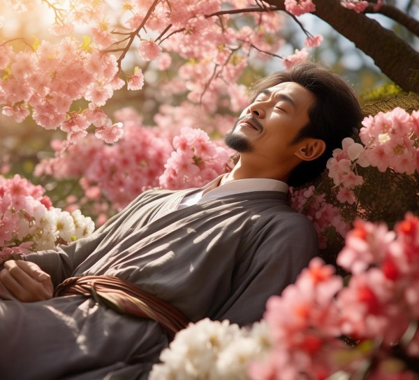 常健春词二首，醉卧花间，畅叙春意,常健春词二首，醉卧花间，畅叙春意,自然,诗意,第1张