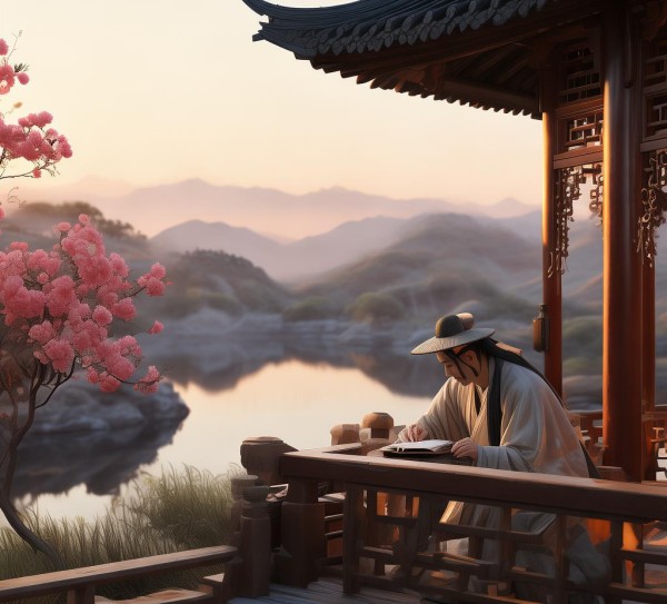 唐风酒韵，诗人高洁情怀与山水诗篇,唐风酒韵，诗人高洁情怀与山水诗篇,自然,故乡,高洁,第1张