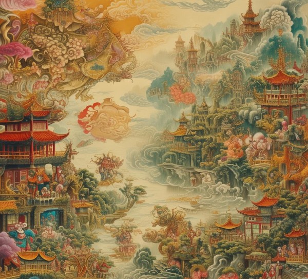 吴承恩全集，二维与神话交织的奇幻之旅,吴承恩全集，二维与神话交织的奇幻之旅,魅力,智慧,影响力,第1张